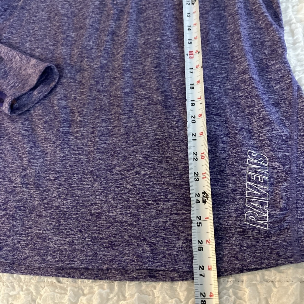 Baltimore Ravens Pullover Womens XL Purple Nike Dri-Fit 1/4 Zip Team Apparel NFL - Picture 3 of 8